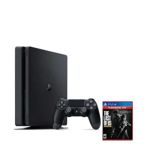 [57447GE] PlayStation 4 500GB F Chassis Black + The Last of Us Remastered HITS PS4