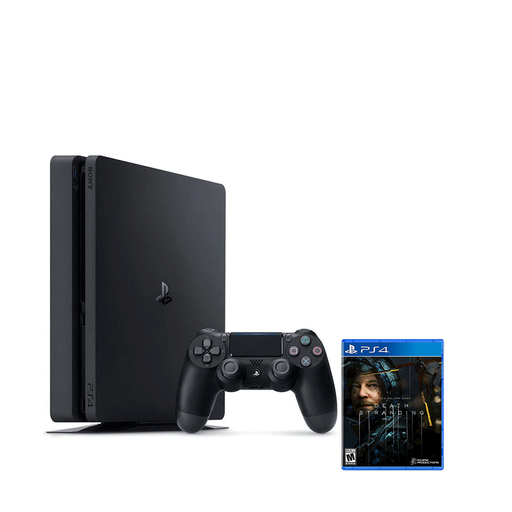 [57479GE] PlayStation 4 500GB F Chassis Black + Death Stranding Standard Edition PS4